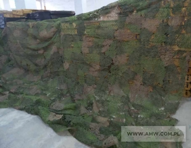 Maska samochodowa (siatka maskująca o wymiarach 12 x 12 m - łącznie 144 m2) 